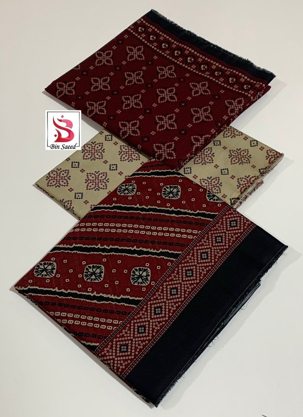 Bin Saeed 💯 Original Printed 3pc Collection