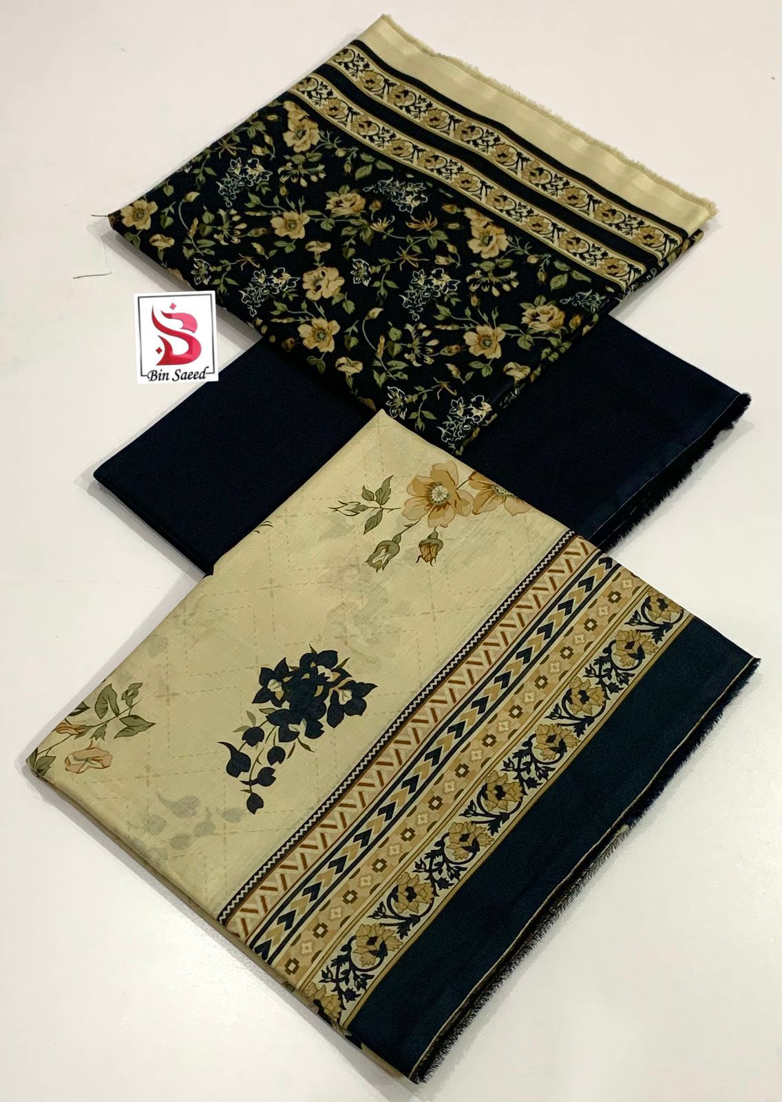Bin Saeed 💯 Original Printed 3pc Collection
