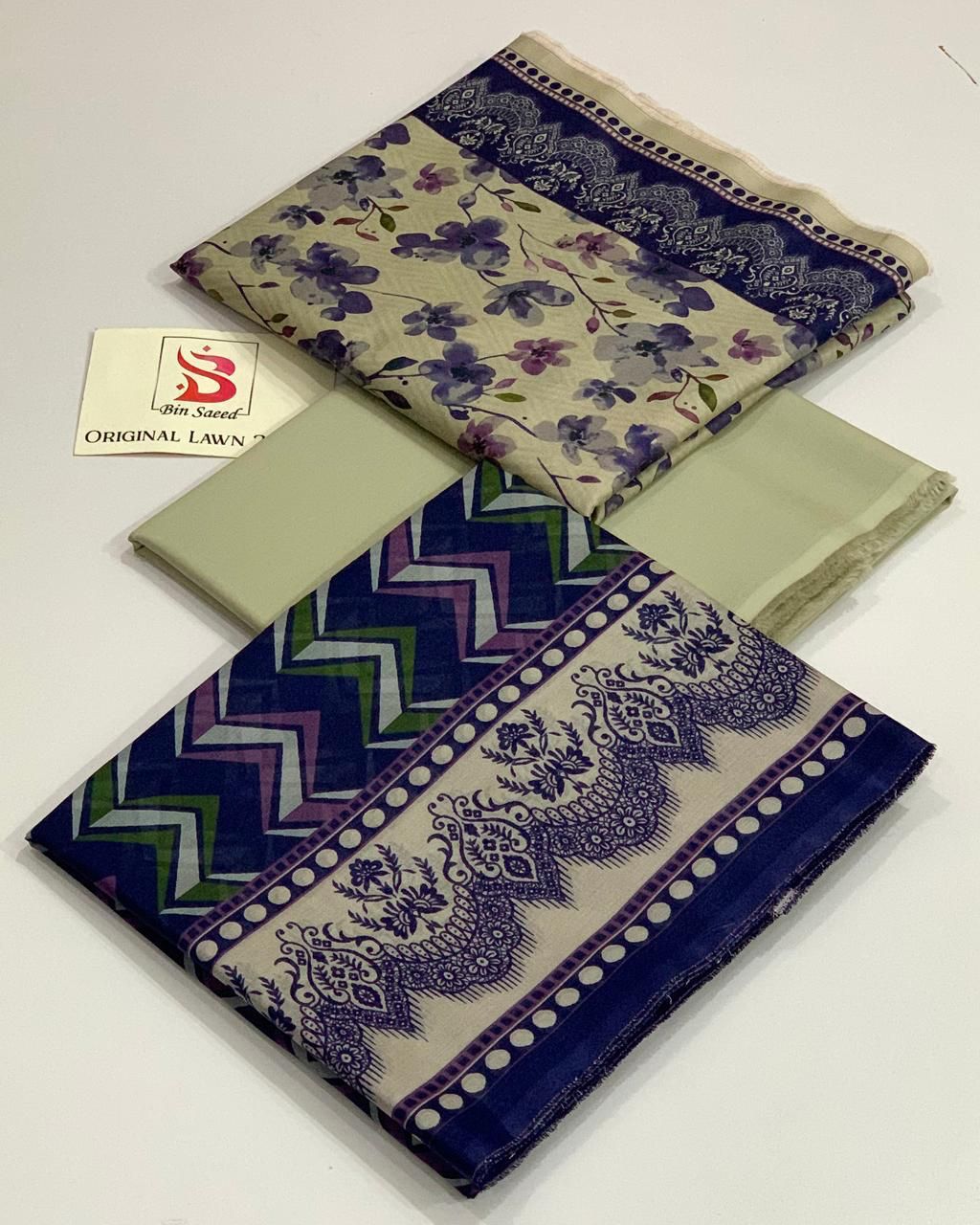 Bin Saeed 💯 Original Printed 3pc Collection