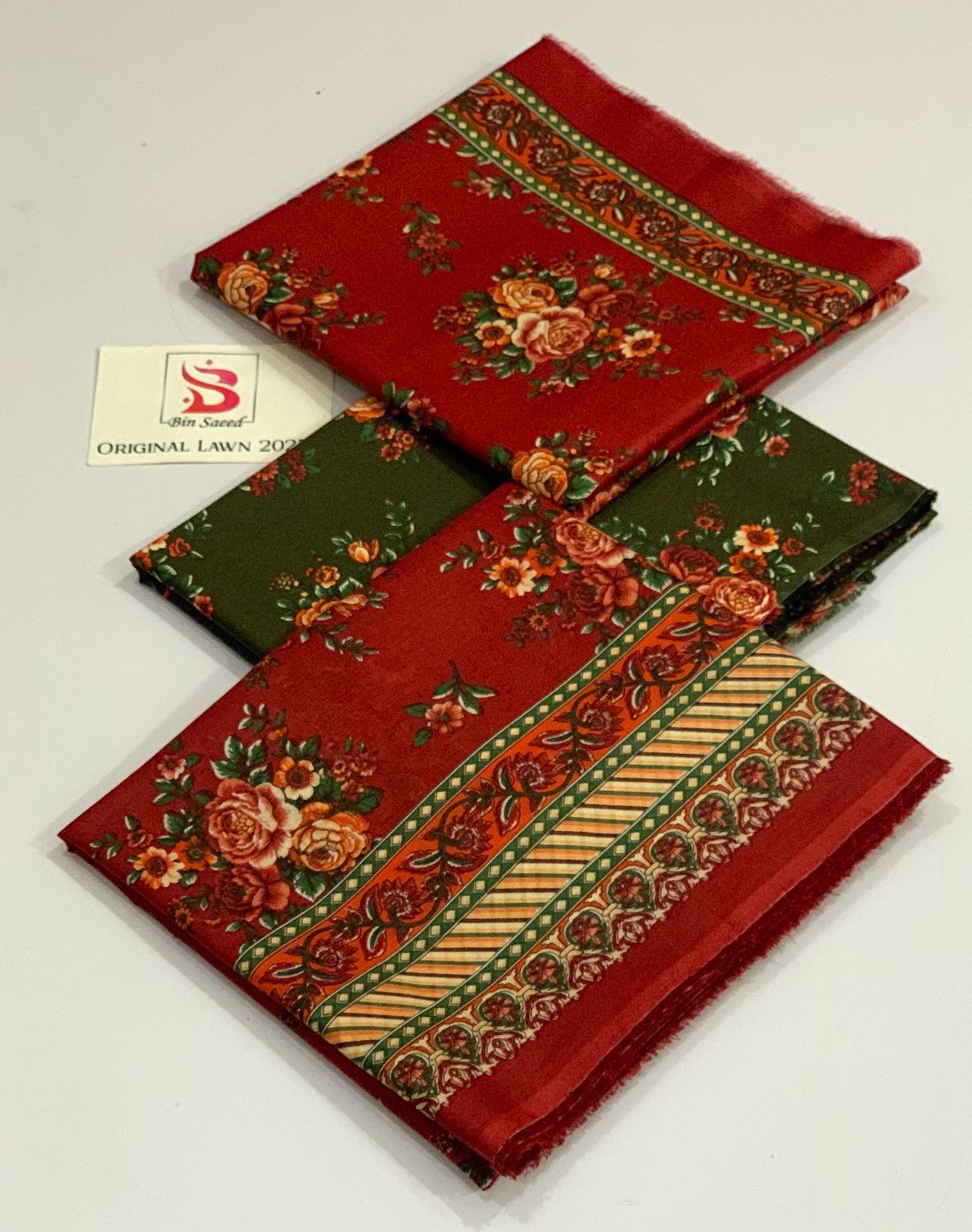 Bin Saeed 💯 Original Printed 3pc Collection