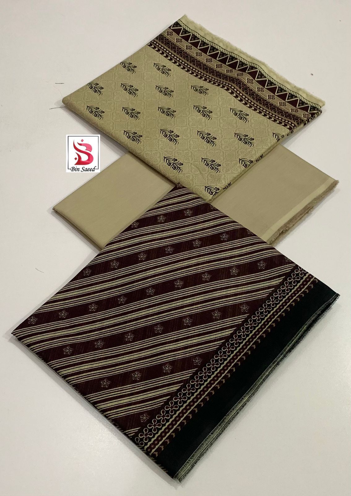 Bin Saeed 💯 Original Printed 3pc Collection