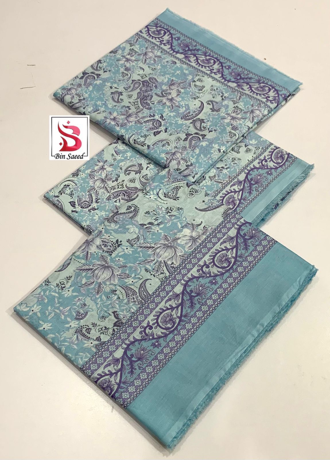 Bin Saeed 💯 Original Printed 3pc Collection